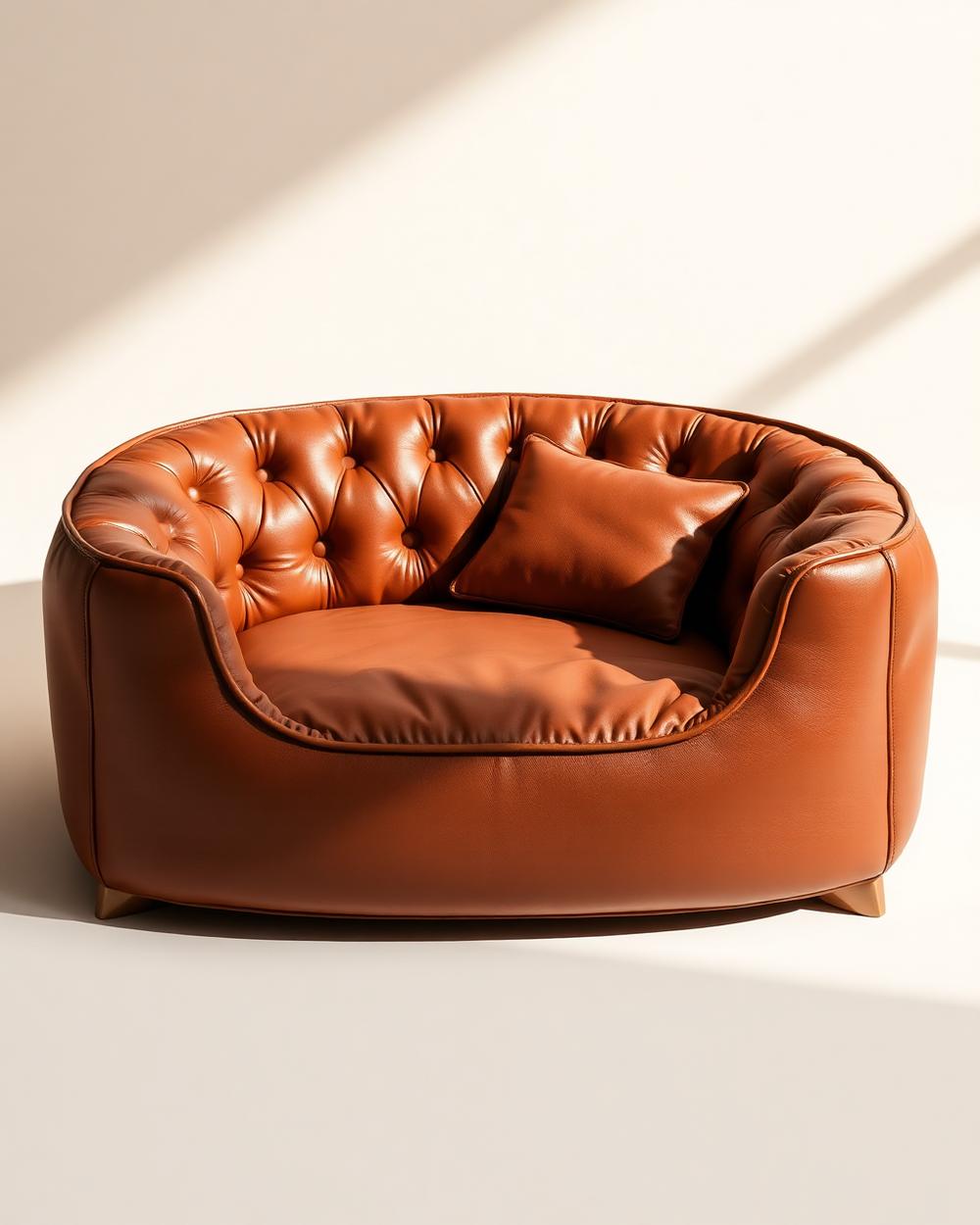 Chesterfield Leder — Cognac